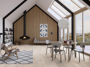 Boen - dřevěná podlaha třívrstvá the family Mariana s ultramatným lakem Live Pure