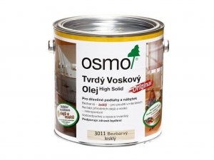 Tvrdý voskový olej Osmo 3011 bezbarvý lesklý 0,375l