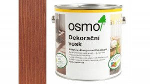 OSMO Dekorační vosk transparentní odstín Mahagon